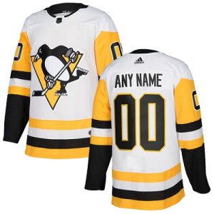 NHL Pittsburgh Penguins Trikot Benutzerdefinierte Auswärts Weiß Authentic